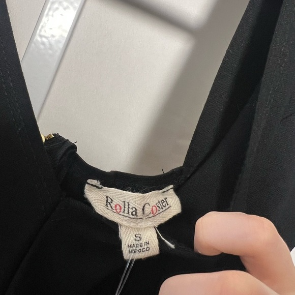 Rolla Coster Black Sleeveless Jumpsuit with V-Neck - Picture 5 of 6